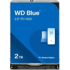 WD Blue 2 TB 2.5" SATA 6Gb/s 5400 rpm Internal Hard Drive