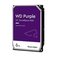 WD Purple 6TB 3.5" 256MB Cache SATA III Surveillance Internal Hard Drive