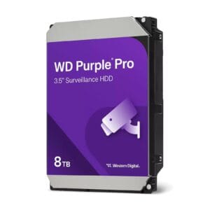 WD Purple Pro 8TB SATA Surveillance Hard Drive, 7200RPM, 6Gb/s, 256MB Cache