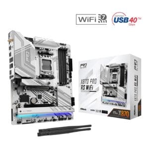 ASRock X870 PRO RS WIFI AMD AM5 Socket Motherboard, Wi‑Fi 7