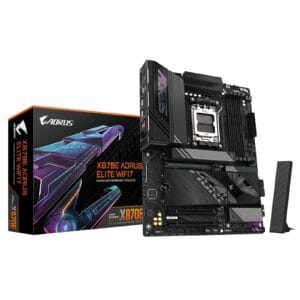Gigabyte X870E AORUS ELITE Wi‑Fi 7 AMD AM5 Socket Motherboard, Wi‑Fi 7
