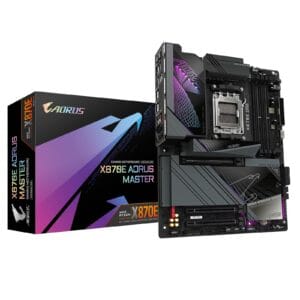 Gigabyte X870E AORUS MASTER AMD AM5 Socket Motherboard, Wi‑Fi 7