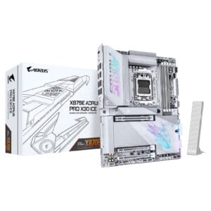 Gigabyte X870E AORUS PRO X3D ICE AMD AM5 Socket Motherboard, Wi‑Fi 7