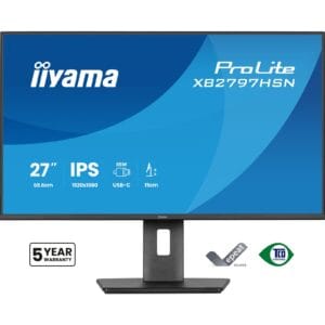iiyama PROLITE 27 inch IPS Monitor (XB2797HSN-B1), 27in, FHD