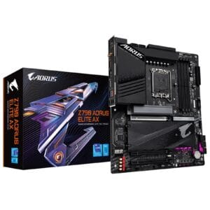 Gigabyte Z790 AORUS ELITE AX Intel 1700 Socket Motherboard, Wi‑Fi 6E