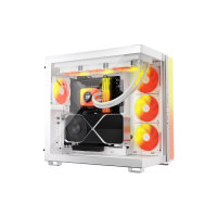 be quiet! Light Loop IO LCD 360mm White AIO CPU Liquid Cooler (BW033), IPS Display, ARGB, 3x Light Wings LX 120mm PWM Fans and IO Controller