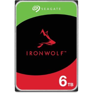 Seagate IronWolf NAS 6TB 3.5" 256MB Cache Sata lll Internal Hard Drive