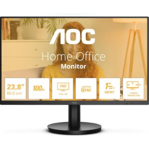 AOC 23.8 Inch Full HD IPS Monitor (24B3HA2), 23.8in, FHD