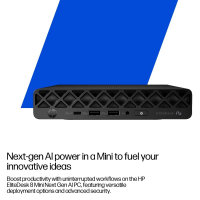 HP EliteDesk 8 G1a Mini Next Gen Copilot+ PC #ABU (998X9ET#ABU), 32GB RAM, 1TB SSD, Windows 11 Pro