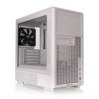 Thermaltake Retro 260 TG Micro Tower ATX PC Case (CA-11P-00SQWN-00), Retro Style Front panel and a Tempered Glass Side panel, and supports up to a 280mm AIO for maximum cooling efficiency, Beige