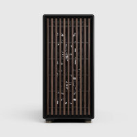 Fractal Design North XL Charcoal Black ATX PC Case (FD-C-NOR1X-01), Mesh Side Panel, Real Wood Front Panel, High Airflow Gaming Tower, 3x 140mm Fans Included