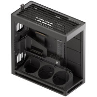 HAVN Mid tower PC case (HVN-CA-HS420-08), UniSheet glass, Up to 470mm GPU clearance, Supports up to 11 x 140mm fans, ATX