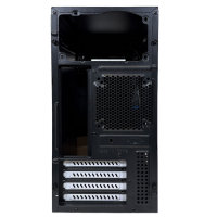 Fractal Design Core 1000 Micro-ATX Mini Tower PC Case with USB 3.0 (OEMCACORE1100BL), Black (OEM)