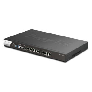 DrayTek Vigor 3912S Wired 12.5Gb Enterprise Grade Multi-WAN Firewall Router with 256GB SSD for Linux Applications (V3912S-K)