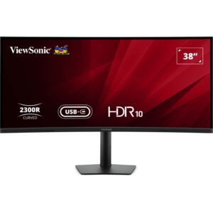 Viewsonic 38 Inch UltraWide Quad HD LED Curved Monitor with USB-C Hub, 38in, HD, USB-C