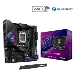 ASRock Z890M RIPTIDE WIFI Intel 1851 Socket Motherboard, Wi‑Fi 6E