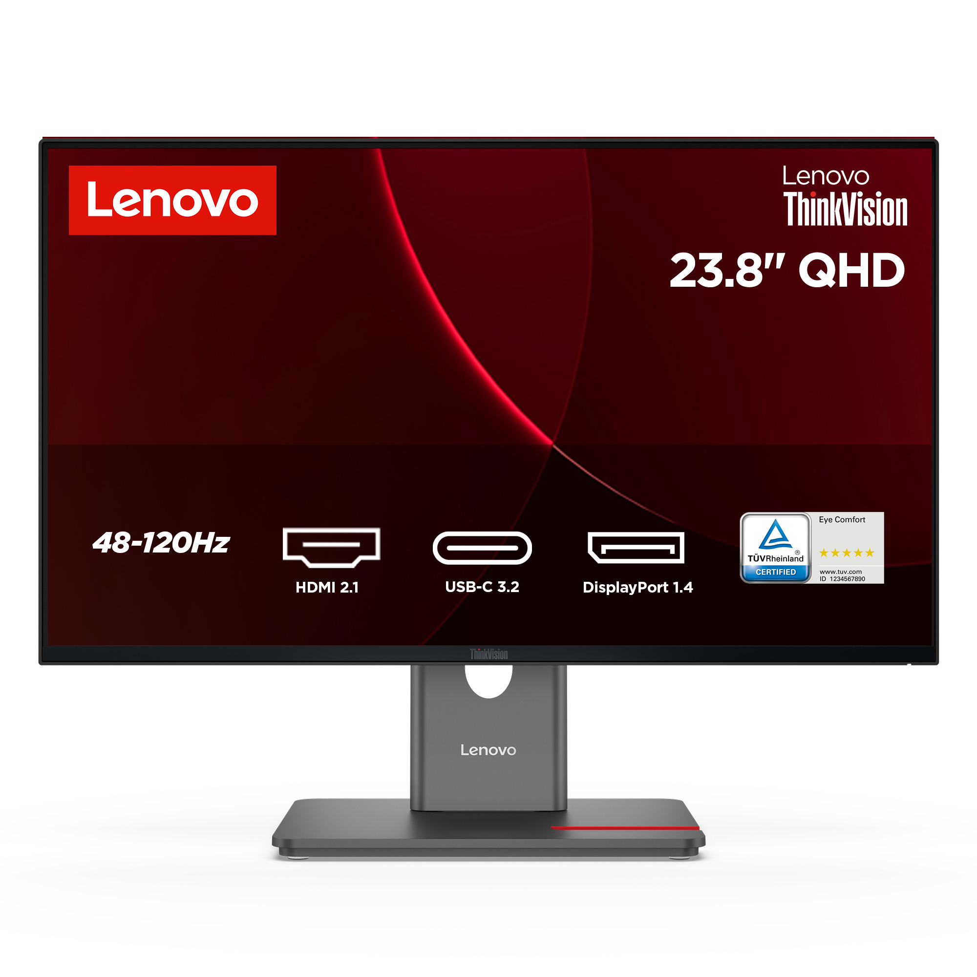Thinkvision P24q-40 23.8-inch Wled 2560x1440 16:9 4ms 1500:1 Hdmi